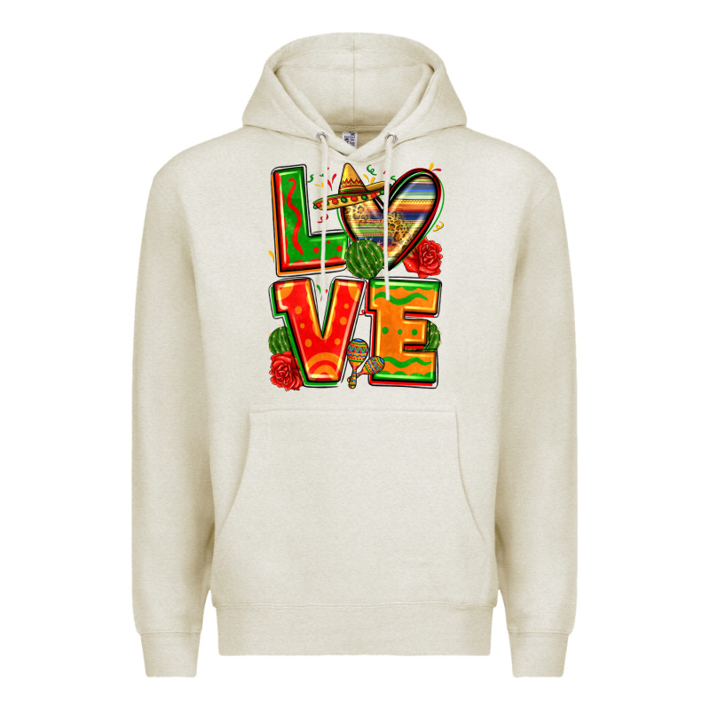 Love Mexico Premium Hoodie by Zillion Design Studio | Teevron