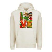 Oatmeal Heather love mexico Premium Hoodie - Zillion Design Studio
