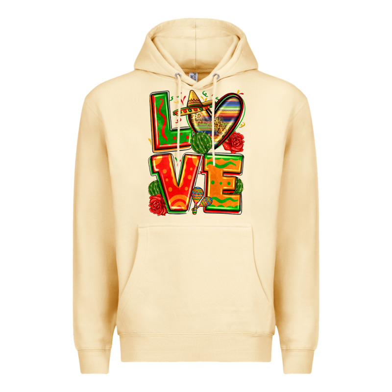 Love Mexico Premium Hoodie by Zillion Design Studio | Teevron