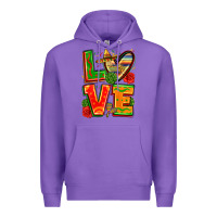 Purple love mexico Premium Hoodie - Zillion Design Studio