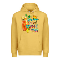 Antique Gold sunshine and sweet tea Premium Hoodie - texasbilliewilder