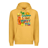 Mustard sunshine and sweet tea Premium Hoodie - texasbilliewilder