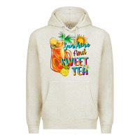 Oatmeal Heather sunshine and sweet tea Premium Hoodie - texasbilliewilder