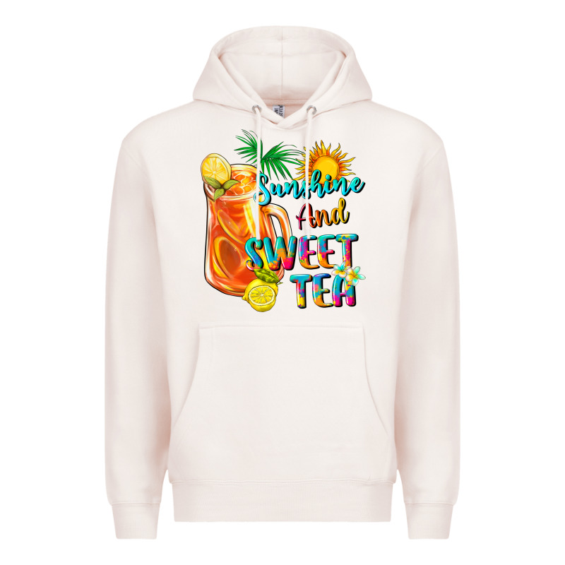 Sunshine And Sweet Tea Premium Hoodie by texasbilliewilder | Teevron