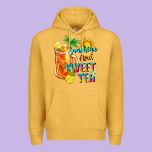 Sunshine And Sweet Tea Premium Hoodie Designed By Texasbilliewilder