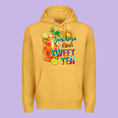 Sunshine And Sweet Tea Premium Hoodie Designed By Texasbilliewilder