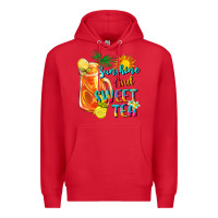 Red sunshine and sweet tea Premium Hoodie - texasbilliewilder