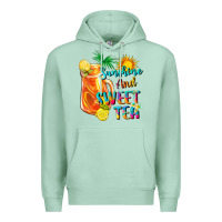 Seafoam sunshine and sweet tea Premium Hoodie - texasbilliewilder