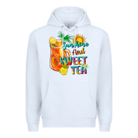 White sunshine and sweet tea Premium Hoodie - texasbilliewilder