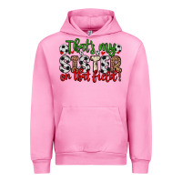 Fuchsia Pink that s my sister on that field Urban Hoodie - Zillion Design Studio