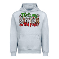 Heather Grey that s my sister on that field Urban Hoodie - Zillion Design Studio