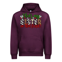 Mauve Wine that s my sister on that field Urban Hoodie - Zillion Design Studio