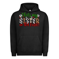 Pigment Black that s my sister on that field Urban Hoodie - Zillion Design Studio