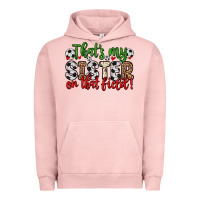 Pigment Salmon that s my sister on that field Urban Hoodie - Zillion Design Studio