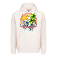 Pale Pink sunshine is on my mind Premium Hoodie - texasbilliewilder