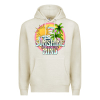 Oatmeal Heather sunshine is on my mind Premium Hoodie - texasbilliewilder
