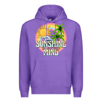 Purple sunshine is on my mind Premium Hoodie - texasbilliewilder