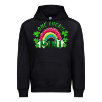 Black st patrick's day one lucky mini Urban Hoodie - RanaPortraitStore