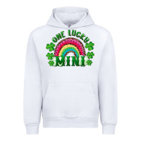 White st patrick's day one lucky mini Urban Hoodie - RanaPortraitStore