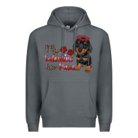 Rock my valentine has paws Premium Hoodie - RanaPortraitStore