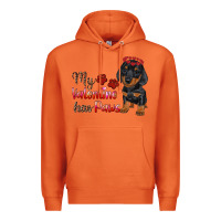 Carrot my valentine has paws Premium Hoodie - RanaPortraitStore