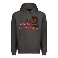 Smoke my valentine has paws Premium Hoodie - RanaPortraitStore