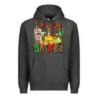 Charcoal Heather cinco de drinko Premium Hoodie - Zillion Design Studio
