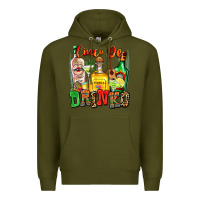 Army Green cinco de drinko Premium Hoodie - Zillion Design Studio