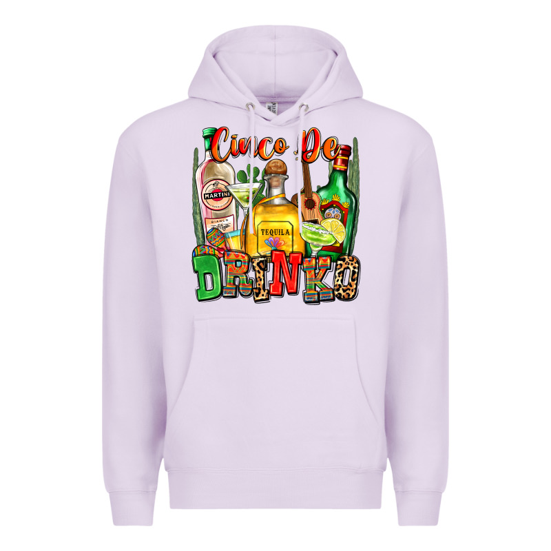 Cinco De Drinko Premium Hoodie by Zillion Design Studio | Teevron