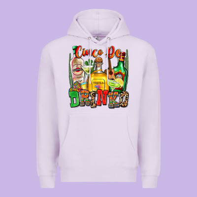 Cinco De Drinko Premium Hoodie Designed By Zillion Design Studio