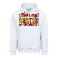 White that s my sister on that field Urban Hoodie - Zillion Design Studio