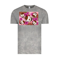 Cloud Rock Guinea pig flowers Vintage Tee - Artiststas