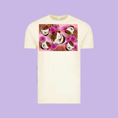 Guinea Pig Flowers Vintage Tee Designed By Artiststas