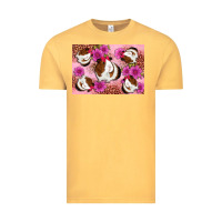 Vintage Mustard Guinea pig flowers Vintage Tee - Artiststas