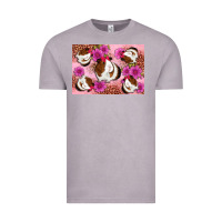 Vintage Zinc Guinea pig flowers Vintage Tee - Artiststas