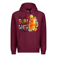 Burgundy sweet summer time Premium Hoodie - texasbilliewilder