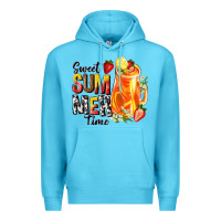 Ocean Blue sweet summer time Premium Hoodie - texasbilliewilder