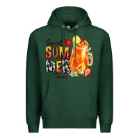 Sports Green sweet summer time Premium Hoodie - texasbilliewilder
