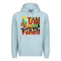 Blue Mist tan and tipsy Premium Hoodie - texasbilliewilder