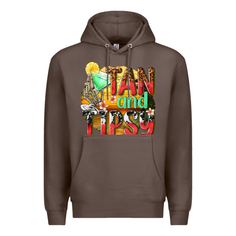 Tan And Tipsy Premium Hoodie by texasbilliewilder | Teevron