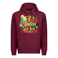 Burgundy tan and tipsy Premium Hoodie - texasbilliewilder