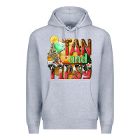 Heather Grey tan and tipsy Premium Hoodie - texasbilliewilder