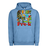 Pigment Pebble Blue ready to crush pre k Urban Hoodie - texasbilliewilder