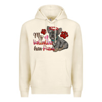 Tofu my valentine has paws french bulldog Premium Hoodie - RanaPortraitStore