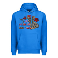 True Royal my valentine has paws french bulldog Premium Hoodie - RanaPortraitStore