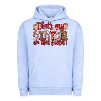 Pigment Grape Ice that s my sister on that field Urban Hoodie - Zillion Design Studio