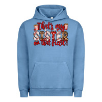 Pigment Pebble Blue that s my sister on that field Urban Hoodie - Zillion Design Studio
