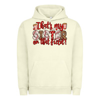 Pigment Pistachio that s my sister on that field Urban Hoodie - Zillion Design Studio