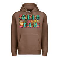 Chestnut cafecito y chisme Premium Hoodie - Zillion Design Studio