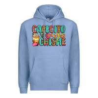 Colony Blue cafecito y chisme Premium Hoodie - Zillion Design Studio